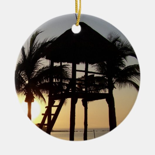 リビエラのマヤのカンクンメキシコのゲルのマウスパッド セラミックオーナメント (正面)