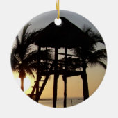 リビエラのマヤのカンクンメキシコのゲルのマウスパッド セラミックオーナメント (裏面)