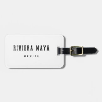 リビエラのマヤメキシコ ラゲッジタグ