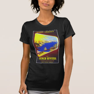 リビエラのヴィンテージ旅行ポスター Tシャツ