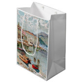 リビエラのヴィンテージ旅行 ミディアムペーパーバッグ (正面アングル)