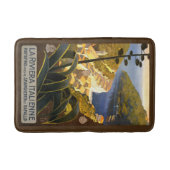 リビエライタリアンヴィンテージ旅行ポスターバスマット バスマット (正面)