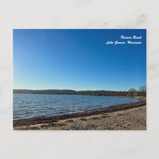 リビエラビーチインジュネーブウィスコンシンハガキ ポストカード (正面)