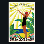 リビエラフランスのコートダジュールVintage Travel ポスター<br><div class="desc">1920年のヴィンテージアートのデコ旅行ポスターのREPRO.プリントコテ・ダジュール( Riviera )への観光を促進フランスの.アーティストの裁量でデジタル化および復元。自宅の壁の装飾に最適。それをフレームし、これはバー、カフェ、レストラン、ホームシアター、オフィスやデンで美しいレトロなスタイルルームの装飾を作る。</div>