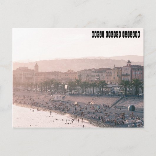 リビエラフランスのニース ポストカード (正面)