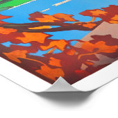 リビエラフランスのフランスヴィンテージ旅行 ポスター (角)