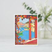 リビエラフランスのフランスヴィンテージ旅行 ポストカード (スタンド正面)