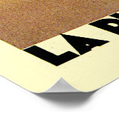 リビエラフランスのラプラージュデカルヴィコルセ ポスター (角)