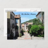 リビエラフランスのラ・タービー ポストカード (正面/裏面)