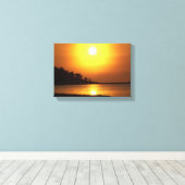 リビエラマヤカンクンメキシコカリブのシーサンライズ キャンバスプリント (インサイチュ (ウッドフロア))