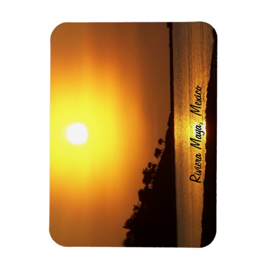 リビエラマヤカンクンメキシコカリブのシーマグネット マグネット (縦)