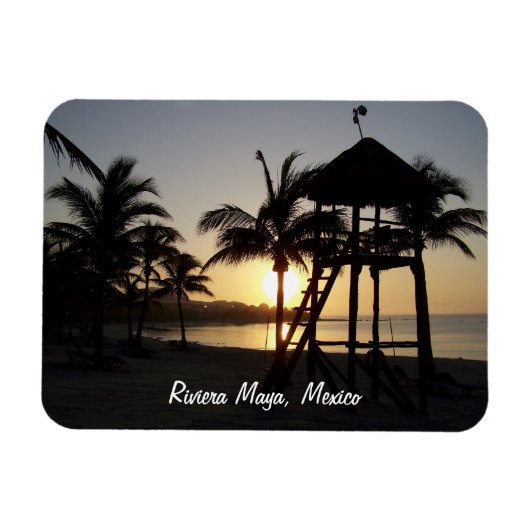 リビエラマヤカンクンメキシコカリブのシーマグネット マグネット (横)