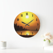 リビエラマヤカンクンメキシコカリブの海アットドーン ラージ壁時計 (ホーム)