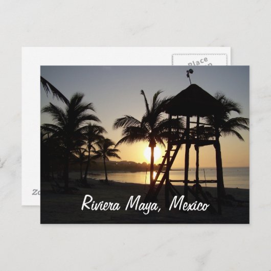 リビエラマヤカンクンメキシコシーカリブのハガキ ポストカード (正面/裏面)