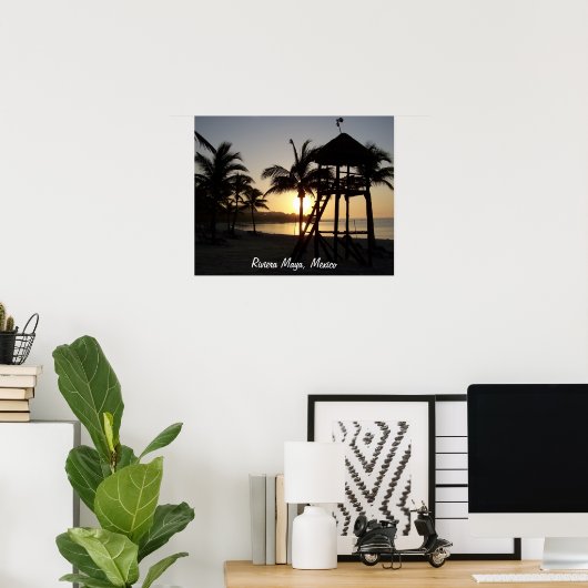 リビエラマヤカンクンメキシコシーカリブのポスター ポスター (ホームオフィス)