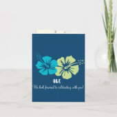 リビエラマヤパスポート結婚式招待状 招待状 (裏面)