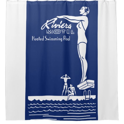 リビエラモーテル シャワーカーテン (正面)