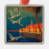 リビエラ旅行ポスター# 1 メタルオーナメント (正面)