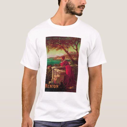 リビエラ旅行ポスター# 2 Tシャツ (正面)