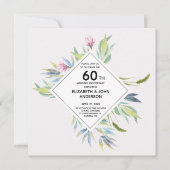 リビエラ60周年記念結婚庭園 招待状 (正面)