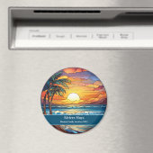 リビエラ・マヤのビーチバケーション マグネット (インサイチュ (食洗機))