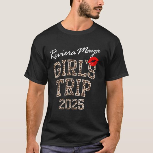 リビエラ・マヤ女子旅2025休暇ウィークエンド誕生日 Tシャツ (正面)