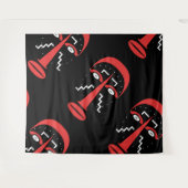 リビトライバルマスク タペストリー (正面(横))