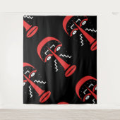 リビトライバルマスク タペストリー (正面)