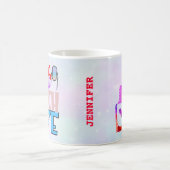 リビパーソナライズされたングカラフル爪、 ネイルテックライフマグ コーヒーマグカップ (中央)