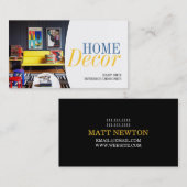 リビンカラフルグインテリア外部デザイナーデコーラ 名刺 (正面/裏面)