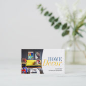 リビンカラフルグインテリア外部デザイナーデコーラ 名刺 (スタンド正面)