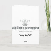 リビングおとぎ話グリーティングカード カード (裏面)