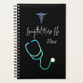 リビングそのナースライフrnメディカルカドゥセスブラック プランナー手帳