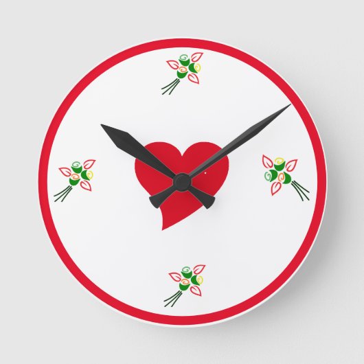 リビングまたは寝室の装飾壁時計 ラウンド壁時計 (正面)