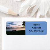 「リビングアットザレイク」差出人住所ラベル ラベル (インサイチュ)