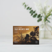 リビングアートゴールデンビジネスカード 名刺 (スタンド正面)