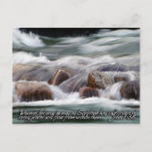 リビングウォーターの感動的川 ポストカード (正面)