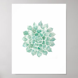 リビングウォーターの色：青 – 緑 ポスター