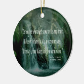 リビングウォーターズジョン7:37-38 セラミックオーナメント (左)