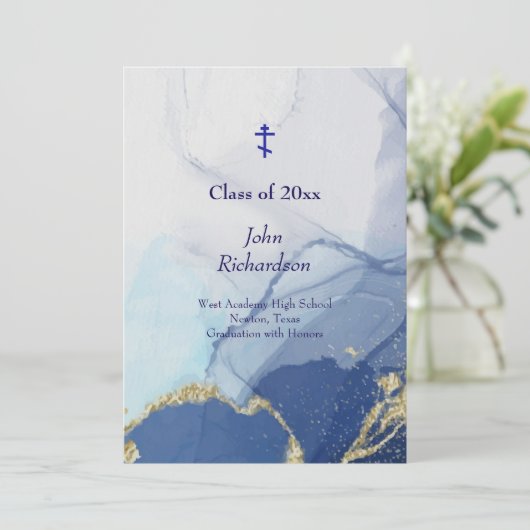 リビングウォーターズ2025卒業パーティー正教会 招待状 (スタンド正面)