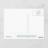 リビングウォーターポストカード ポストカード (裏面)