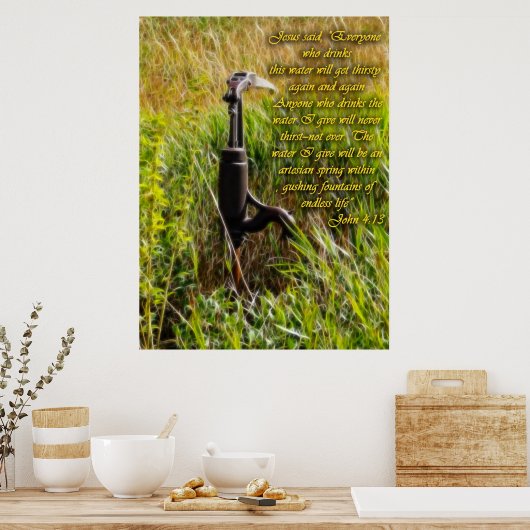 リビングウォーター感動的ジョン4 ポスター (キッチン)