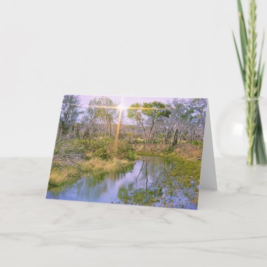 リビングウォーター聖なる書物、 経典カードジョン7:38 カード (正面)