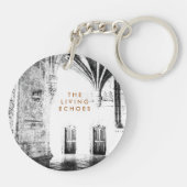 [リビングエコー]ゴシック建築のスケッチ キーホルダー (裏面)