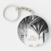 [リビングエコー]ゴシック建築のスケッチ キーホルダー (正面)