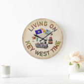 リビングオン鍵ウエストタイムクロック ラージ壁時計 (ホーム)