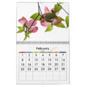 リビングカラー カレンダー (2月 2026)