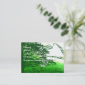 リビンググリーンがメロディを作のまわりにり出す –  名刺 (スタンド正面)