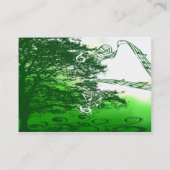 リビンググリーンがメロディを作のまわりにり出す –  名刺 (裏面)