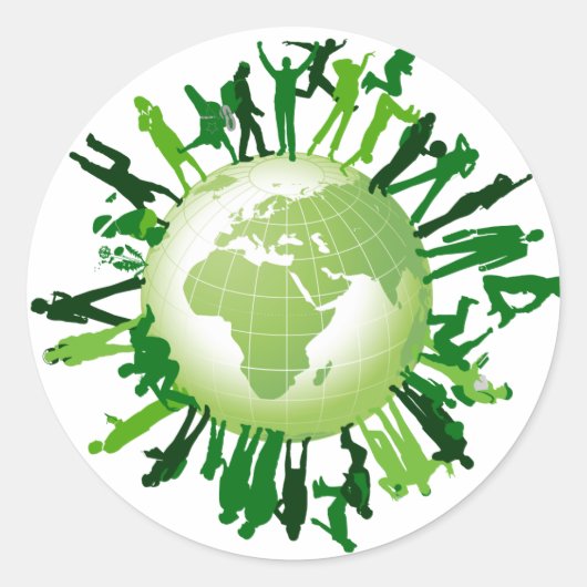 リビンググリーン：私たちのグリーンアース ラウンドシール (正面)